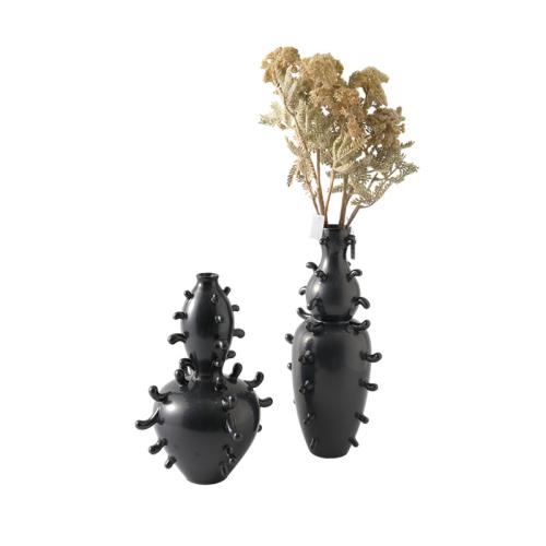 Casual Modern Creative Abstract Ceramic Vase Ornaments Desktop Soft Decoration Flower Vessel