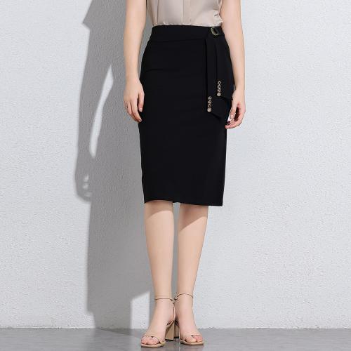 Popular elegant versatile high-grade sheath one-step skirt high waist drape A-line skirt for women