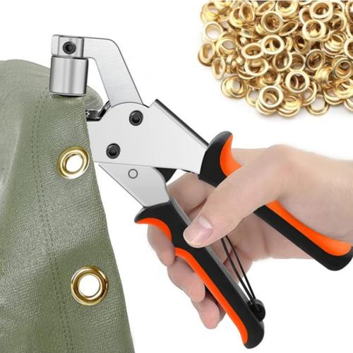 500 metal hole rings and 10.5mm installation pliers set air eye buckle tool suit grommet ring nail tarpaulin metal air eye