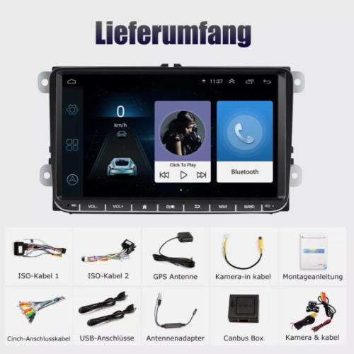 Android 13 Carplay Car Stereo GPS NAVI RDS for VW Golf 5 6 Touran EOS Tiguan Polo