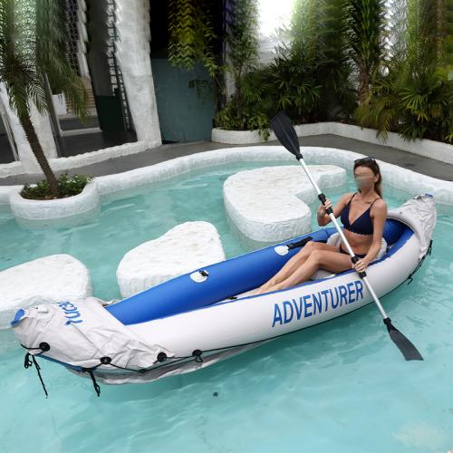 Rubber boat double canoe marine boat kayak competitive rafting boat inflatable boat fishing boat