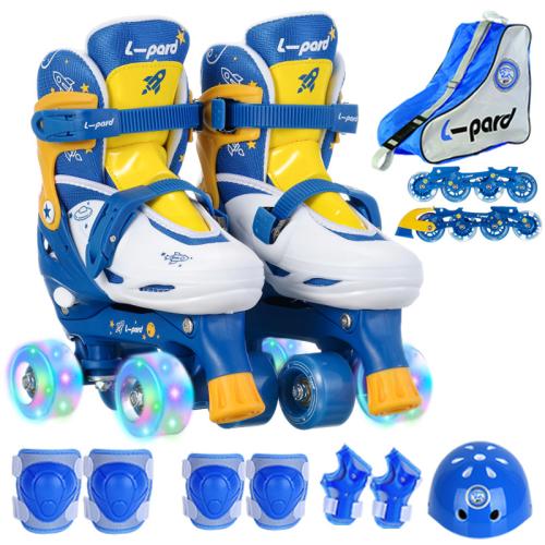 Aluminium Alloy & Polypropylene-PP Children Wheels Shoes PU Rubber Set