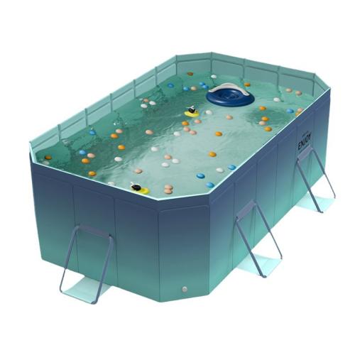 Children's Swimming Pool Household Bracket Outdoor Folding Thickened Baby Slide Family Pool