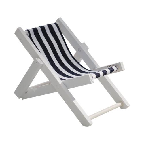 Mediterranean style wooden small size cellphone holder beach chair home room decoration