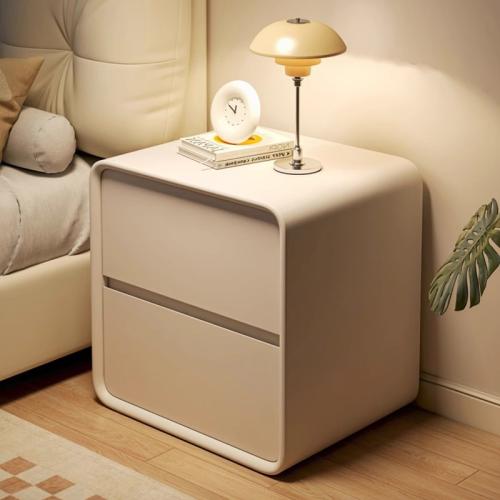 Bedside Table Simple Modern Bedroom Small Solid Wood Locker Bedside Cabinet