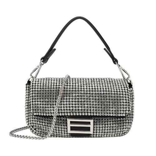 New Fashion Flash Evening Bag Full Diamond Hand Carrying Underarm Bag