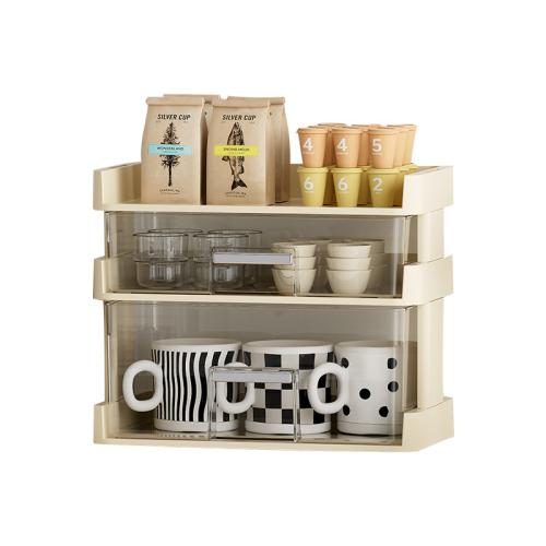 Desktop Storage Rack Multi-Layer Stackable Home  Water Cup Tea Bag Rack