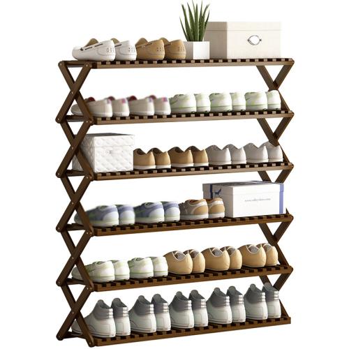 Moso Bamboe Schoenen Rack Organizer Brown stuk