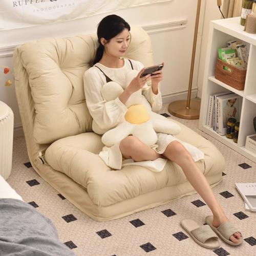 Lazy Sofa Lying Sleepable Tatami Folding Sofa Bed Dual-use Balcony Casual Small Sofa Recliner