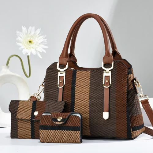 Woven Design Handheld Bag Crossbody Bag Fashion Moms Ladies Elegant Bag Suit