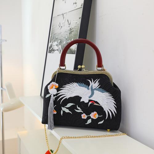 Large Capacity Embroidered Bag Crossbody Cheongsam Bag