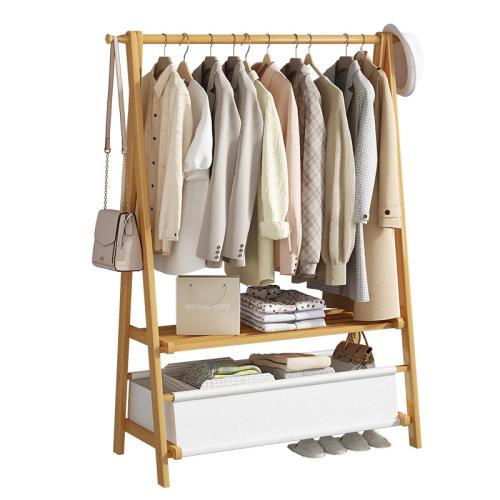 Clothes Hanger Floor Bedroom Clothes Storage Rack Household Folding Indoor Clothes Hanger