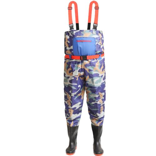 Double kneecap new water pants half-body rain pants waterproof fishing pants