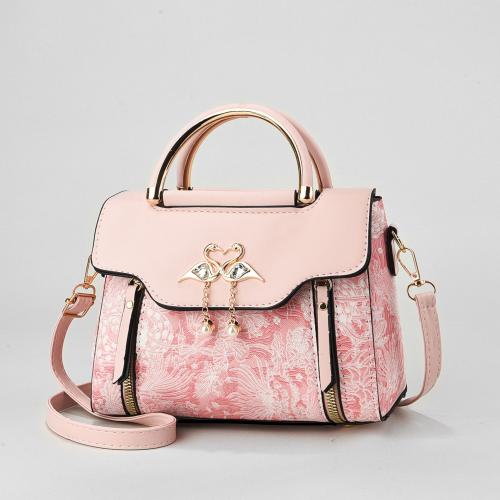 Women's New Fashionable Handbag Large Capacity Easy Matching PU Leather Bag