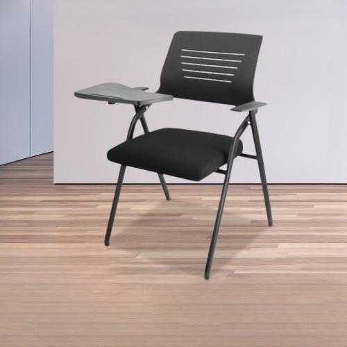 Modern Simple Foldable Training Chair with Writing Board Meeting Room Chair with Table