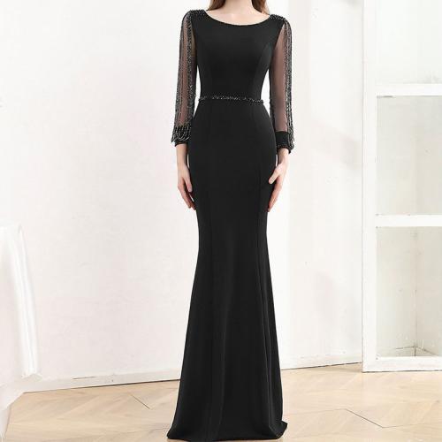 Spandex & Polyester Long Evening Dress PC