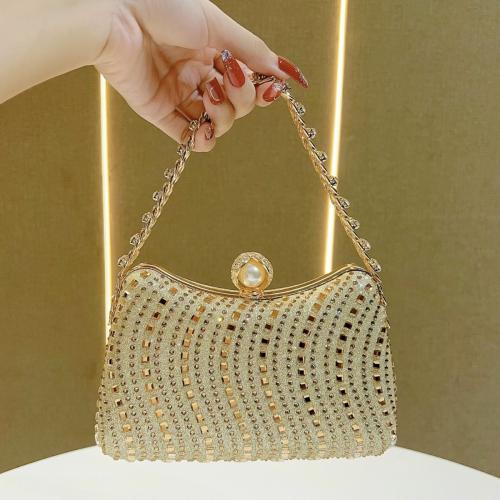 Retro Rhinestone Handbag Chain Bag High-end Crossbody Evening Bag