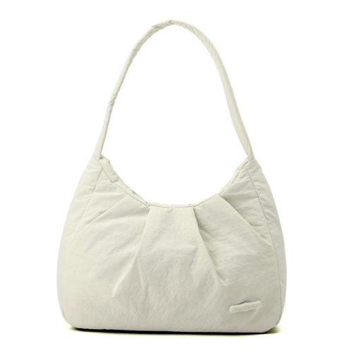 Pleated Solid Color Underarm Bag Women's Simple Casual All-match Shoulder Bag