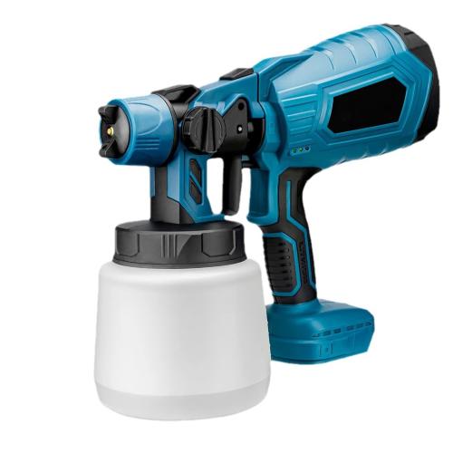 Plastic Spray Gun Solide Blauwe Instellen