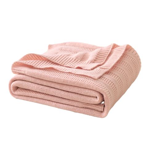 Simple Knitted Blanket Plain Soft Decorative Blanket Nap Sofa Air Conditioning Blanket