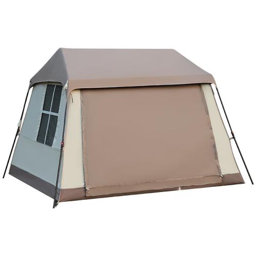 Roof quick opening tent canopy 2-in -1 oversized outdoor camping full set of equipment