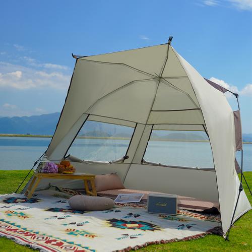 Beach Tent Outdoor Folding Portable Automatic Quick Opening Camping Picnic Overnight Tent