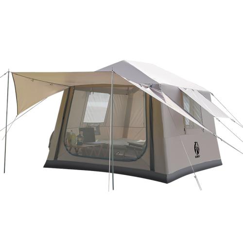 Outdoor camping inflatable tent fully automatic windproof and rainproof travel tent 3-5 people