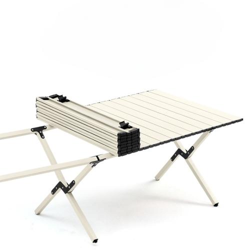 Outdoor folding roll table picnic table portable camping table camping equipment picnic suit