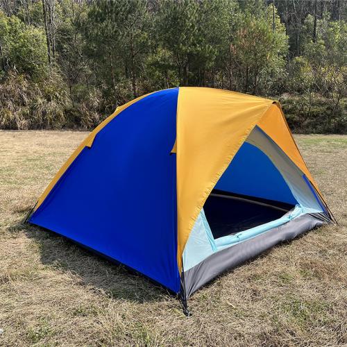 Outdoor camping Oxford cloth tent double-layer tent manual tent