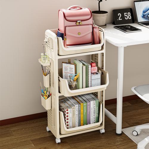 Schoolbag Book Storage Rack Cart Household Multi-Layer Table Storage Rack