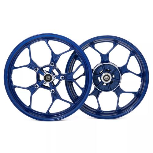 Blue 17''x2.75'' Front Wheel Tubeless Rim for Yamaha YZF R3 15-24 R25 MT03 20-24