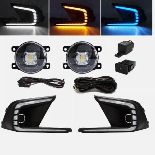 For 2022 2023 2024 Honda Civic Sedan Hatchback Driving LED DRL & Fog Lights Kit