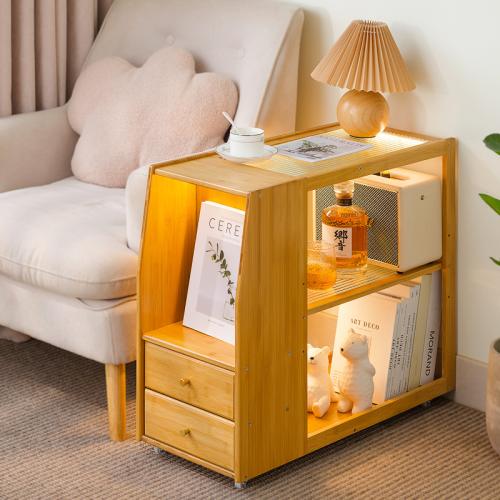 Storage Gap Narrow Cabinet Storage Rack Sofa Side Table