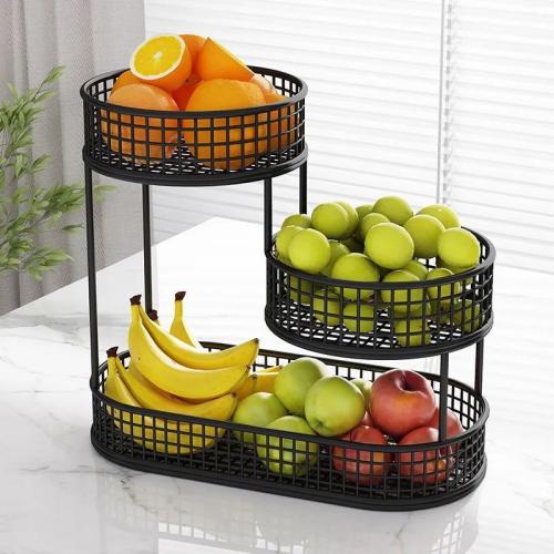 Fruit Tray Living Room Coffee Table Household Multi-layer Storage Rack