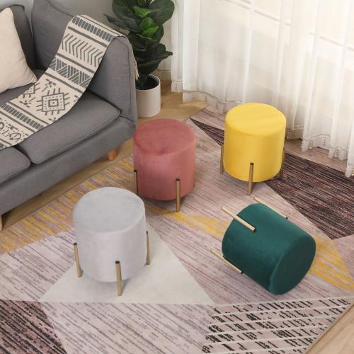 Coffee Table Small Stool Household Low Stool Sofa Foot Rest Round Stool