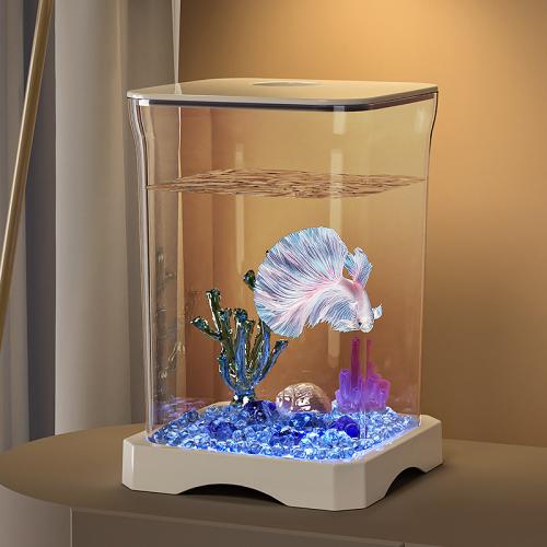 Small Goldfish Tank Desktop Small Fish Tank Landscape Ecological Tank