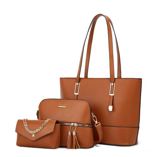 PU Leather Easy Matching Bag Suit, large capacity & three piece, more colors for choice,  Set