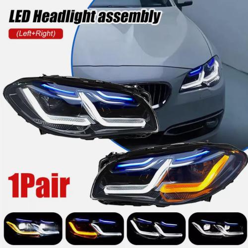 LED Headlights Assembly For BMW 5 Series F10 F11 2010-2013 Xenon W/AFS 528i 535i WITHOUT AFS