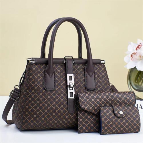 PU Leather Easy Matching Bag Suit large capacity & three piece Set