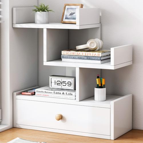 Simple Desktop Small Bookshelf Trendy Storage Rack Home Use Bookcase