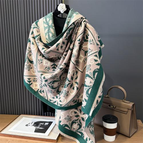 Autumn and Winter All-match Double-sided Two-color Women's Shawl