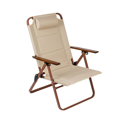 Outdoor Folding Chair Three-level Adjustable Reclining Chair