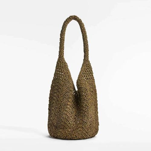 Straw Woven Bag New Handheld Straw Bag Beach Bag All-match Shoulder Bag