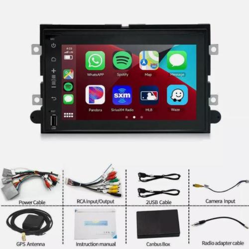 For 2013 2014 Ford F-150 Raptor 7inch  Android 13 CarPlay Car Stereo Radio GPS Navi