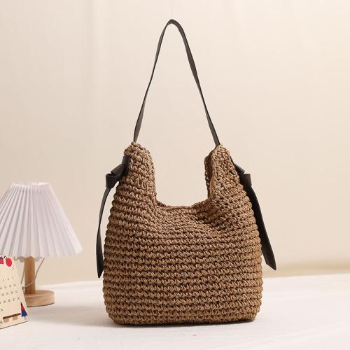 Tassel large capacity straw woven bag new woven bag beach bag