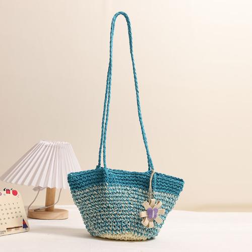 Fresh Flower Straw Bag New Color Straw Bag Woven Bag