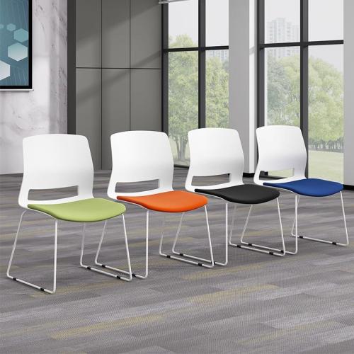 Conference chair bow-shaped chair with armrest meeting chair simple