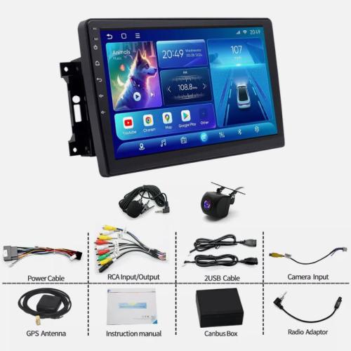 For 2006-2008 Dodge Ram 1500 2500 3500 Android 13 CarPlay Car Stereo Radio GPS