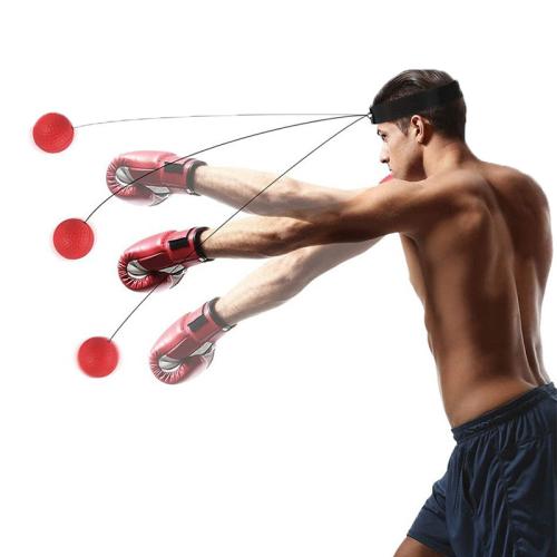 Head-mounted boxing reaction ball speed ball fitness training ball