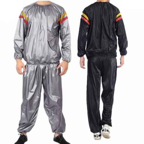 Sport sweat suit lightweight high-density PVC fabric silver sports sweat sauna suit